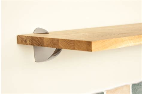 oak tree metal shelf bracket|solid oak shelves with brackets.